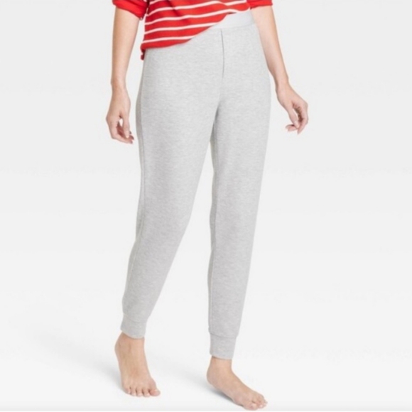 Pajama pants gray thermal sleep pants loungewear size M NWT - Picture 2 of 7